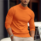 Michael | Refined Mock Neck Knit Sweater - Valereo