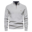 Nathan | Classic Quarter-Zip Knit Sweater - Valereo
