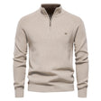 Nathan | Classic Quarter-Zip Knit Sweater - Valereo