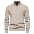 Nathan | Classic Quarter-Zip Knit Sweater - Valereo