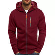 Nathan | Modern Zip-Up Contrast Hoodie - Valereo