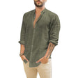 Nathan | Relaxed Linen Button-Up Shirt - Valereo