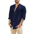 Nathan | Relaxed Linen Button-Up Shirt - Valereo