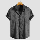 Nathan | Stylish Floral Satin Shirt - Valereo