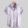 Nathan | Stylish Floral Satin Shirt - Valereo