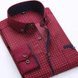 Nathan | Stylish Printed Contrast-Trim Shirt - Valereo