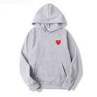 Oliver | Casual Heart Graphic Hoodie - Valereo
