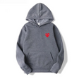 Oliver | Casual Heart Graphic Hoodie - Valereo