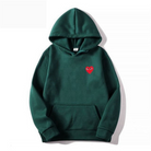 Oliver | Casual Heart Graphic Hoodie - Valereo