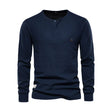 Oliver | Casual Waffle-Knit Henley Tee - Valereo