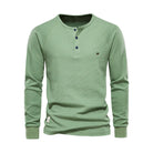 Oliver | Casual Waffle-Knit Henley Tee - Valereo