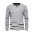 Oliver | Casual Waffle-Knit Henley Tee - Valereo