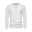 Oliver | Casual Waffle-Knit Henley Tee - Valereo