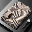Oliver | Modern Geometric Knit Sweater - Valereo
