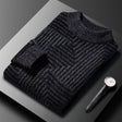 Oliver | Modern Geometric Knit Sweater - Valereo