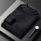 Oliver | Modern Geometric Knit Sweater - Valereo