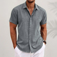 Oliver | Relaxed Linen Button-Up Shirt - Valereo