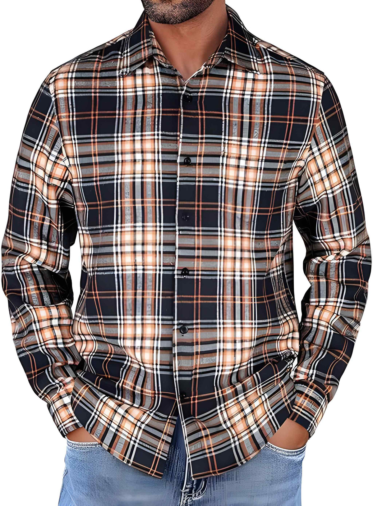 Oliver | Stylish Plaid Flannel Shirt