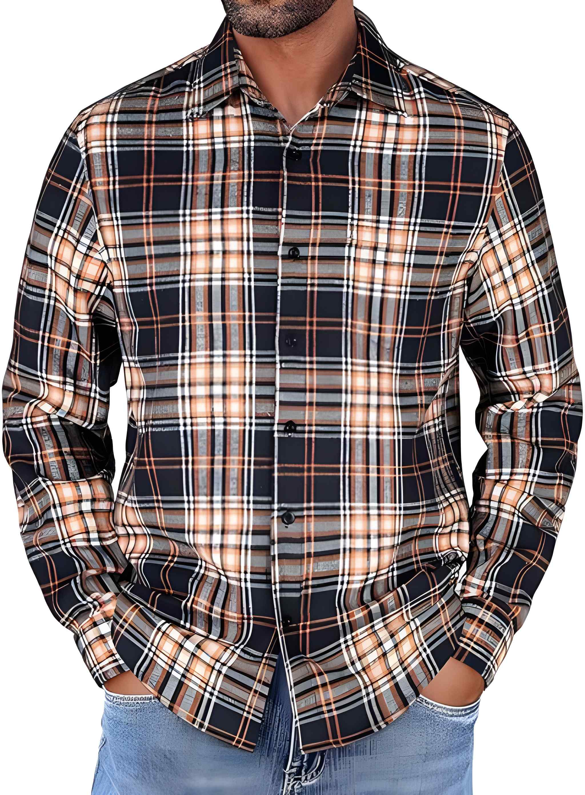 Oliver | Stylish Plaid Flannel Shirt - Valereo