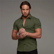 Oliver | Stylish Slim-Fit Button-Up Shirt - Valereo