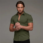 Oliver | Stylish Slim-Fit Button-Up Shirt - Valereo