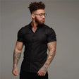 Oliver | Stylish Slim-Fit Button-Up Shirt - Valereo