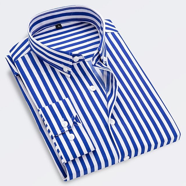 Oliver | Stylish Striped Button-Down Shirt - Valereo
