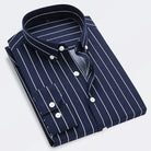 Oliver | Stylish Striped Button-Down Shirt - Valereo