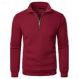Bruce | Classic Fleece Quarter-Zip Sweatshirt