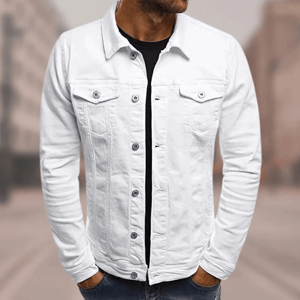 Ryan | Casual Denim Trucker Jacket - Valereo