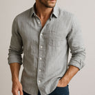Ryan | Elegant Linen Button-Up Shirt - Valereo