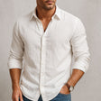 Ryan | Elegant Linen Button-Up Shirt - Valereo
