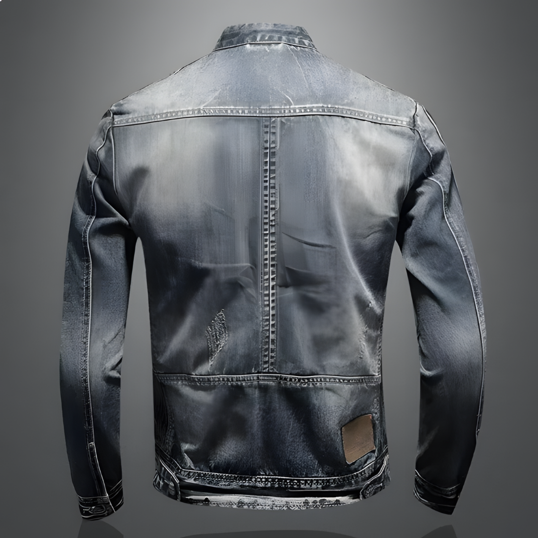 Ryan | Modern Distressed Denim Jacket - Valereo