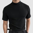 Ryan | Modern Mock Neck Slim-Fit T-Shirt - Valereo