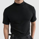 Ryan | Modern Mock Neck Slim-Fit T-Shirt - Valereo