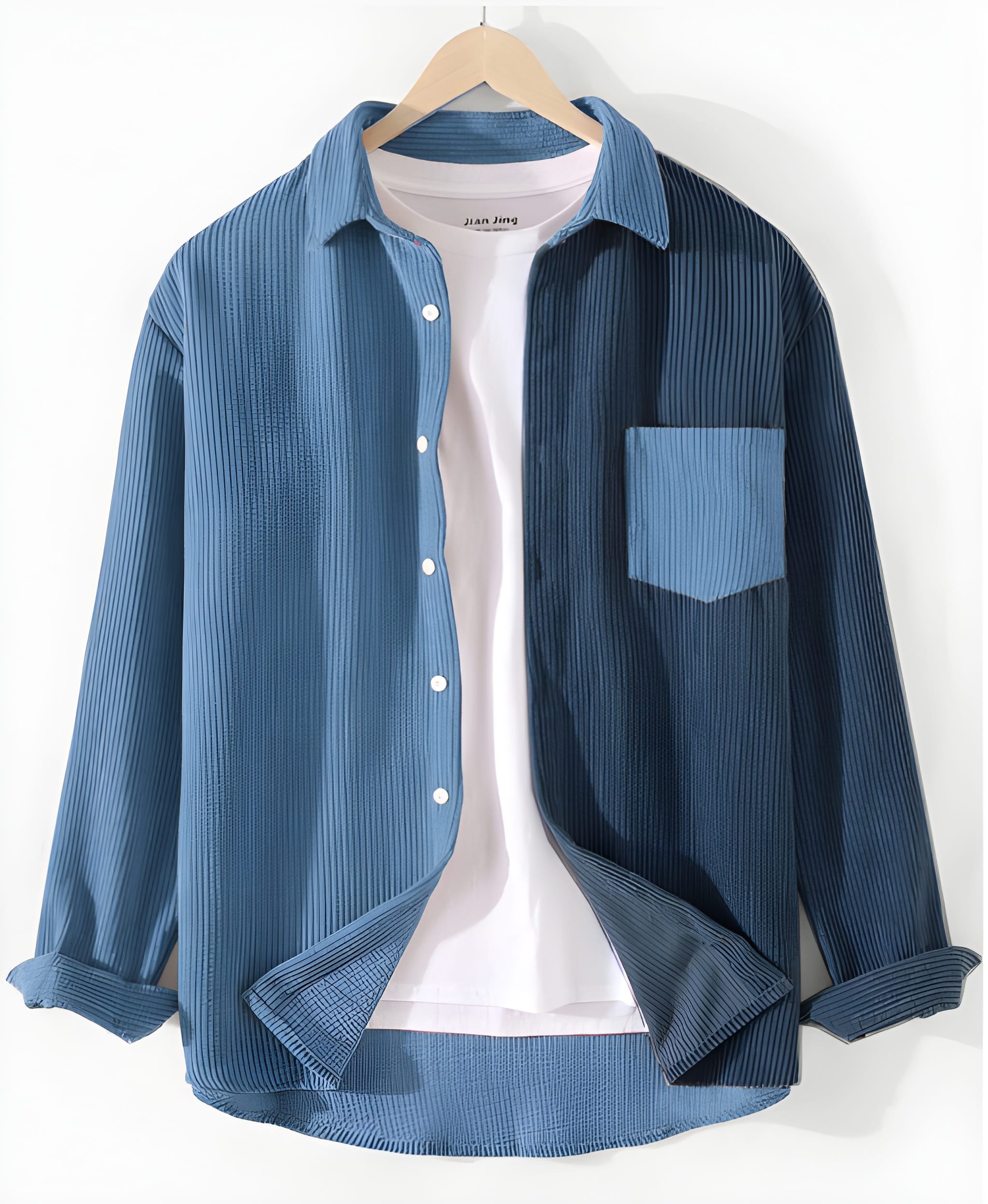 Ryan | Modern Textured Color-Block Shirt - Valereo