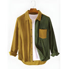 Ryan | Modern Textured Color-Block Shirt - Valereo
