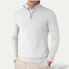 Ryan | Refined Quarter-Zip Knit Sweater - Valereo