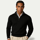 Ryan | Refined Quarter-Zip Knit Sweater - Valereo