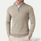 Ryan | Refined Quarter-Zip Knit Sweater - Valereo