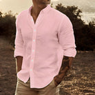 Ryan | Relaxed Linen Button-Up Shirt - Valereo