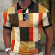 Ryan | Stylish Colorblock Textured Polo Shirt - Valereo