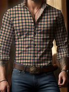 Ryan | Stylish Plaid Button-Down Shirt - Valereo