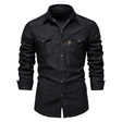 Simon | Casual Denim Slim-Fit Shirt - Valereo