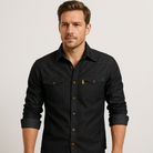 Simon | Casual Denim Slim-Fit Shirt - Valereo