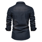 Simon | Casual Denim Slim-Fit Shirt - Valereo