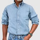 Simon | Classic Cotton Button-Up Shirt - Valereo