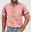 Simon | Classic Cotton Button-Up Shirt - Valereo