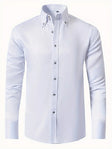 Simon | Refined Button-Down Dress Shirt - Valereo