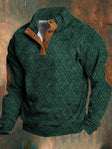 Simon | Refined Quilted Button-Collar Sweater - Valereo